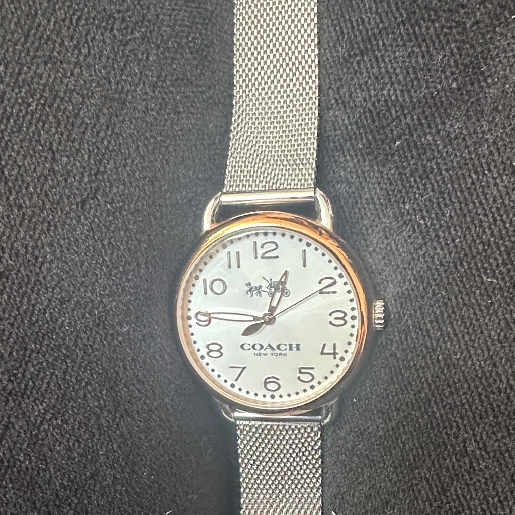 Coach Silver And Gold Watch